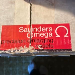 Vintage Saunders Omega Precision enlarging Easel